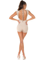 Sexy Koucla short Overall with open back