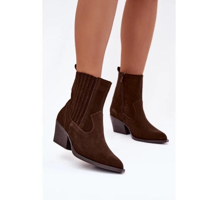 Boty na podpatku  model 222486 Step in style