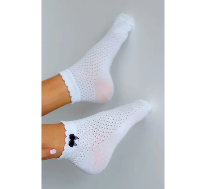 Dámské ažurové ponožky S 3741 model 20622557 - Milena Dámské ažurové ponožky S 3741 model 20622557 - Milena