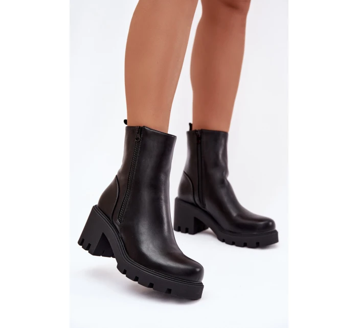 Dámské Zimní Boty Na Podpatku model 21788153 - Boto Dámské Zimní Boty Na Podpatku model 21788153 - Boto