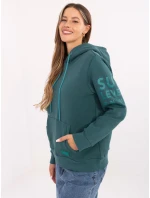 Mikina D10600BI02690A7NO mořská barva Mikina D10600BI02690A7NO mořská barva