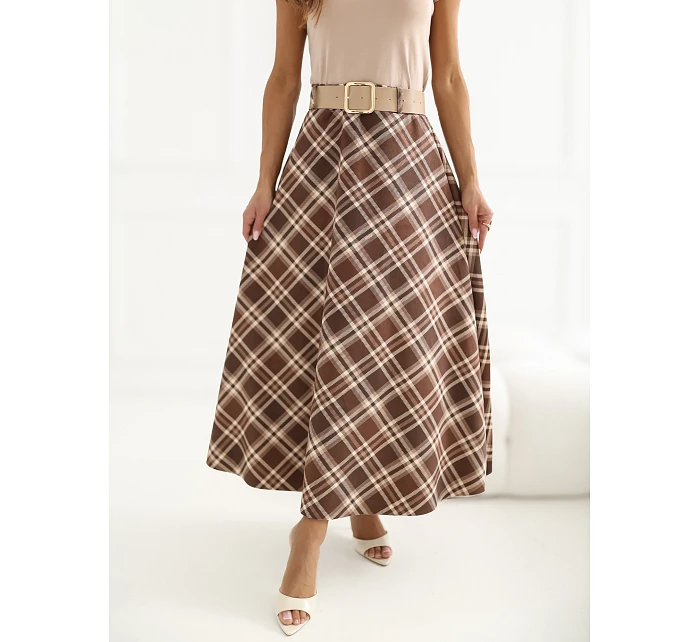 Spódnica IT SD brązowy model 22084280 - FPrice Spódnica IT SD brązowy model 22084280 - FPrice