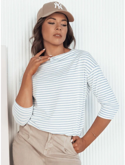 Dámská pruhovaná halenka bílá Dstreet model 21977530 - FashionStreet