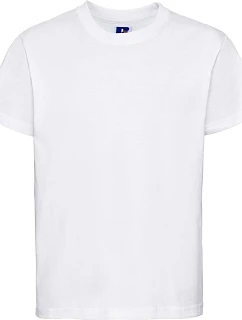 Russell Athletic 180B Dětské tričko z těžké bavlny "Authentic" 10.180B white