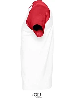 SOL'S Funky Pánské 2-barevné raglánové tričko 25.1190 white/red
