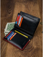 Pánské peněženky [DH] 331 RBA D BLACK RED černá