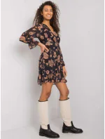 Šaty DHJ SK 12220 3.51P hnědá