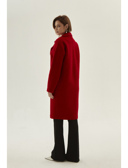 Monnari Kabáty Červený kabát s vlnou Červená