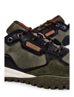 Pánská klasická sportovní obuv Memory Foam Big Star KK174272 Zelená