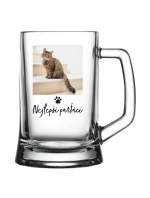 Personalizovaná pivní sklenice - fotografie s mazlíčkem