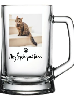 Personalizovaná pivní sklenice - fotografie s mazlíčkem