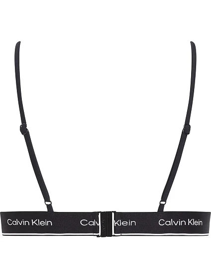 Dámská plavková podprsenka model 19509079 BEH černá - Calvin Klein Dámská plavková podprsenka model 19509079 BEH černá - Calvin Klein