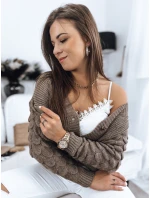 SINSA dámský svetr moka FashionStreet MY1630