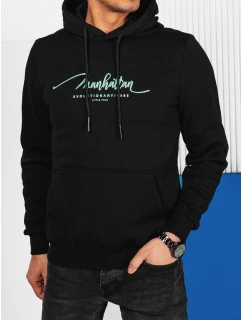 Pánská mikina s kapucí černá Dstreet BX5701