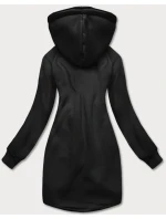 Dlouhá černá dámská mikina model 21292017 - LHD
