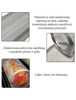 Košík na grilování zeleniny 9x9x20 cm