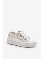 Dámské krajkové tenisky model 21649979 bílé - Lee Cooper