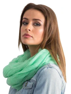 Šátek AT CH ST model 14825956 světle zelený - FPrice