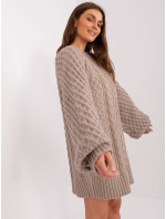 Sweter AT SW  ciemny bezowy model 18884778 - FPrice