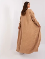 Kardigan AT SW model 18884698 camelowy - FPrice Kardigan AT SW model 18884698 camelowy - FPrice