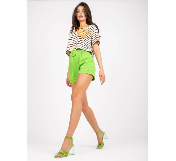 DHJ šortky SN 15776.01P světle zelená