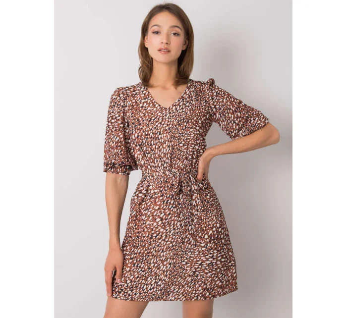 Šaty LK SK 508079.47P hnědá