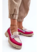 Dámské kožené mokasíny Zazoo , béžová Dámské kožené mokasíny Zazoo , béžová