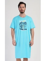 Pánská noční košile s krátkým rukávem California