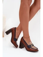 Polobotky na podpatku  model 217844 Step in style