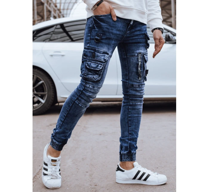 Pánské džínové bojové kalhoty modré Dstreet model 21976772 - FashionStreet