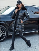 WINTERZIP dámská prošívaná zimní bunda s kapucí černá FashionStreet TY4565 WINTERZIP dámská prošívaná zimní bunda s kapucí černá FashionStreet TY4565