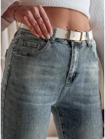 Dámské džínové kalhoty regular fit LOVANCIO blue FashionStreet UY2456