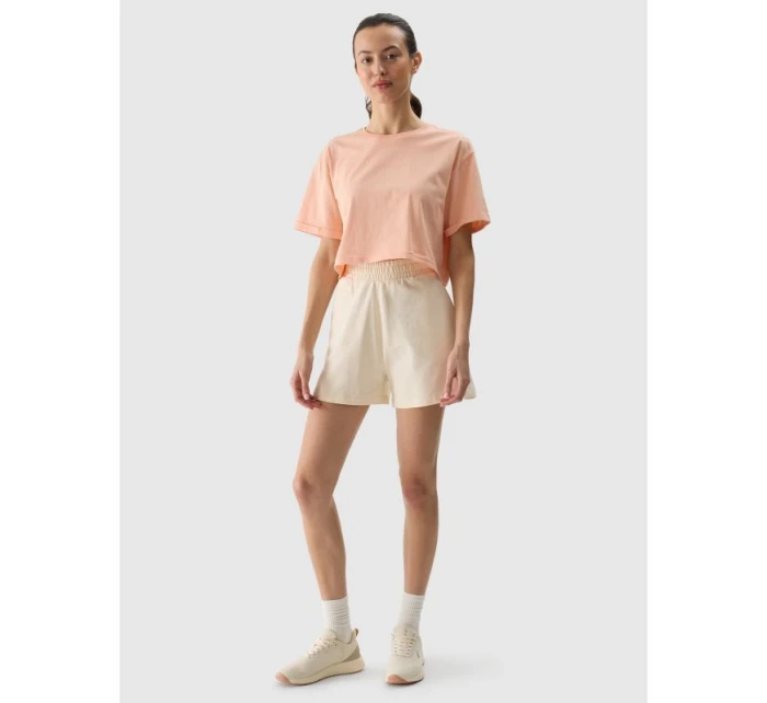 Dámské bavlněné teplákové šortky 4F Dámské bavlněné teplákové šortky 4F