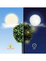 SADA SOLÁRNÍCH SVĚTEL 3 BOXWOOD KOULE 27 VEDL