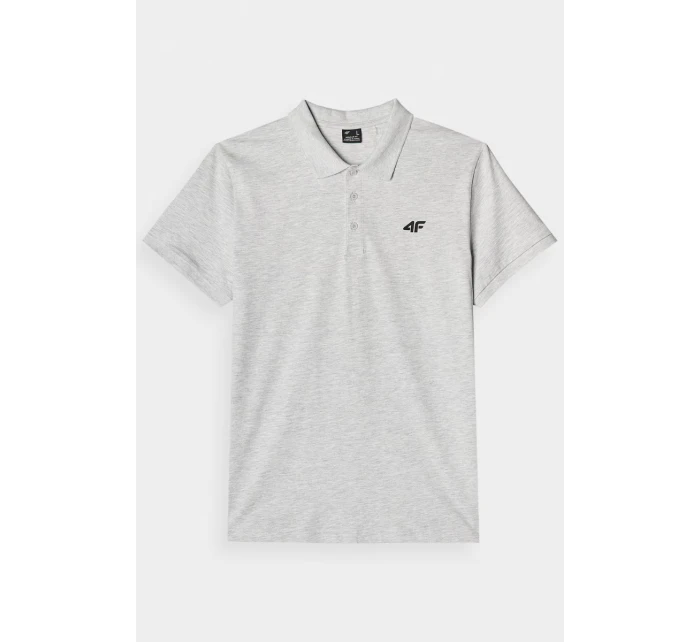 Pánské Polo Tričko Regular S  Šedé model 21675010 - 4F