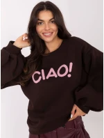 Bluza RV BL model 21749954 ciemny brązowy - FPrice