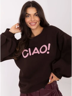 RV BL mikina A1044.78 tmavě hnědá