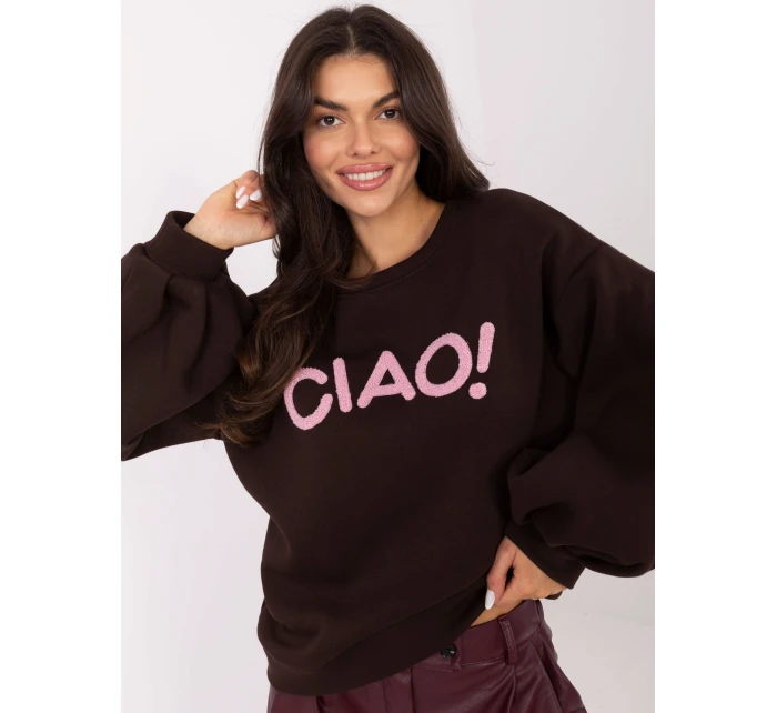 Bluza RV BL model 21749954 ciemny brązowy - FPrice