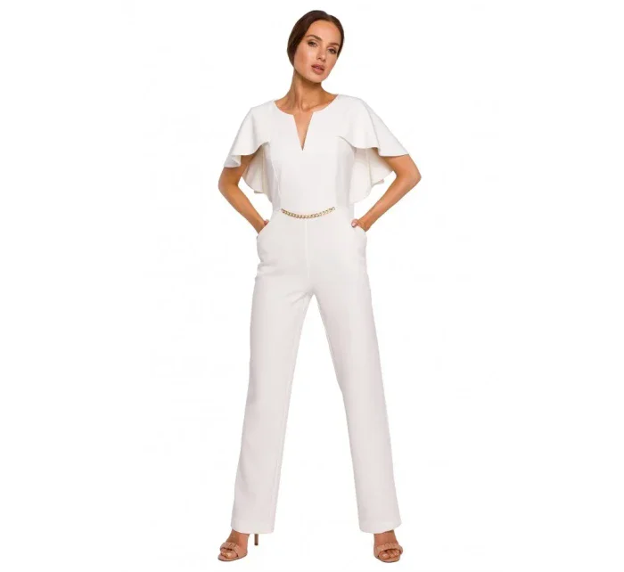 M670 Kombinéza s volánky - ecru M670 Kombinéza s volánky - ecru