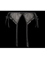 Podvazkový pás Plus Size V-8752 černá - Axami