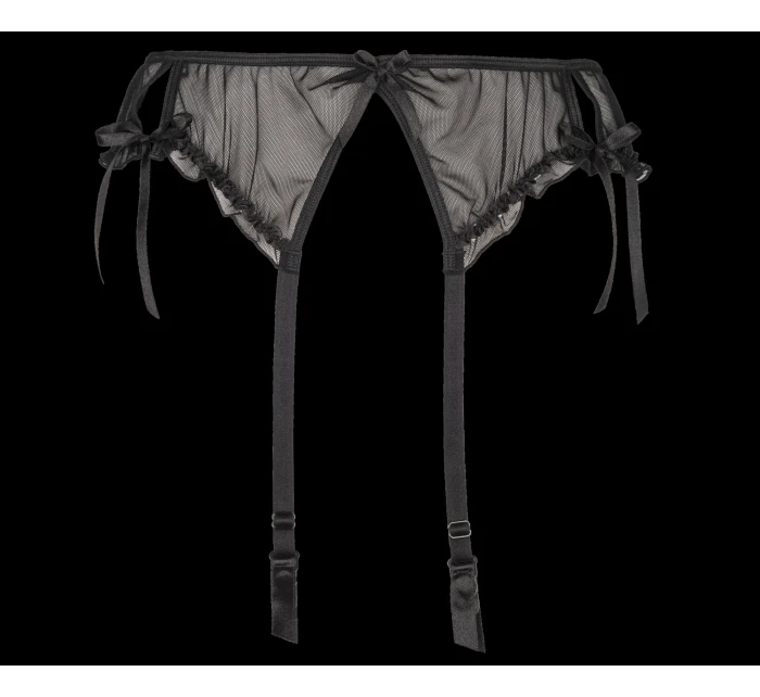 Podvazkový pás Plus Size V-8752 černá - Axami