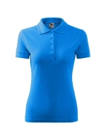 Pique Polo polokošile dámská model 20835753 blue - MALFINI, a.s. Pique Polo polokošile dámská model 20835753 blue - MALFINI, a.s.
