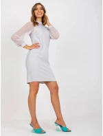 Dámské šaty NU SK 1650.02P Světle šedá - FPrice