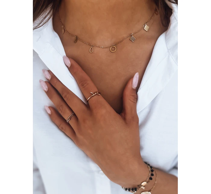 Zlatý náhrdelník PUNTA FashionStreet IY0075 Zlatý náhrdelník PUNTA FashionStreet IY0075