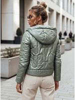 Dámská přechodná prošívaná bunda LILYWOOL zelená FashionStreet TY3712