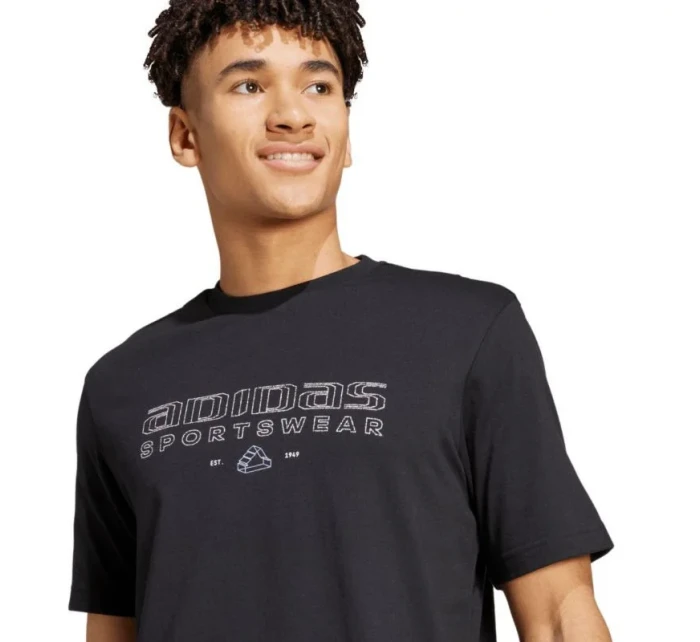 Tričko adidas Tech Linear Graphic M IW2651 pánské