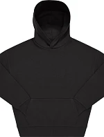 B&C Influence Hoodie Oversize mikina s kapucí z těžké bavlny 01.IH02 black