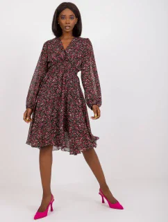 Šaty CHA SK model 17356291 černá a růžová - FPrice