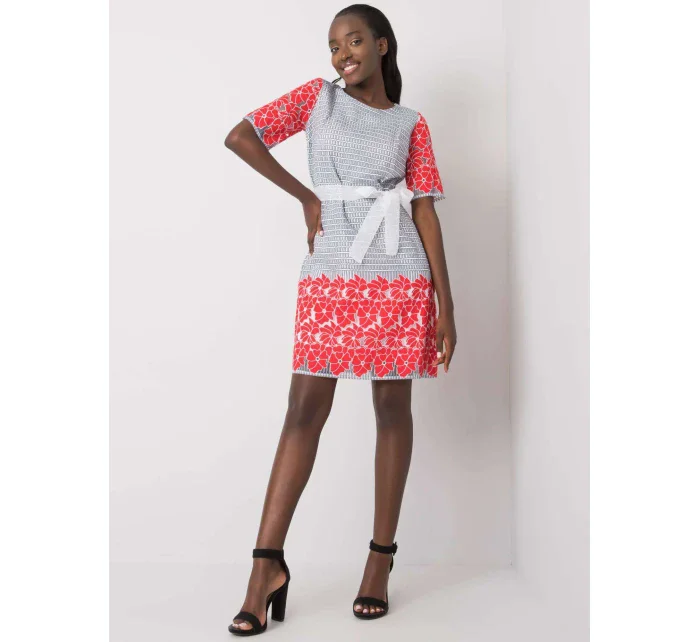 Dámské šaty-LK-SK-506836-2.13P-červená