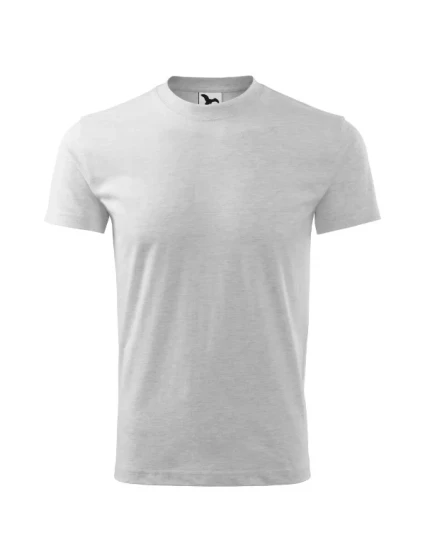 Heavy tričko unisex světle šedý melír Heavy tričko unisex světle šedý melír